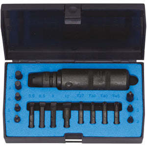 Industrial 1986GB Impact Screwdriver Set for Straight <b>Torx</b> Phillips Hex Alloy Steel Plain Finish-Customizable OEM Options - Product Image 1