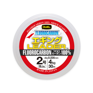 DUEL Leader Fluorocarbon 100% <b>Fishing</b> Line 30m (Number: 1.5/1.75/2/2.5) - Product Image 1