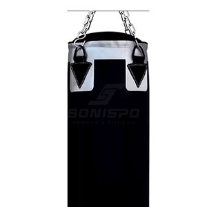 SONISPO SPORTS & FITNESS SSF-1404 Saco de Boxeo de Cuero Resistente con Cierre de Cordones y Relleno de Agua - Product Image 6