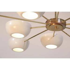 Candelabro Sputnik italiano moderno de 10 brazos, accesorio grande para decoración del hogar - Product Image 4