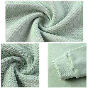 Sweat-shirt unisexe en coton 100% avec logo personnalisé, couleur unie, 350g, ample, automne et hiver, épaissi, pour couple - Product Image 5