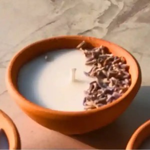Bougie en cire de soja parfumée de luxe de haute qualité pour la décoration de la maison, l'aromathérapie, le spa, un cadeau écologique, longue durée de combustion, vente en gros en provenance d'Inde - Product Image 1