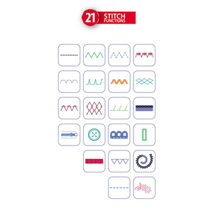 Usha Janome Allure Electric <b>Sewing</b> <b>Machine</b> with <b>Automatic</b> Zig Zag Stitching and Tailoring Features Plastic Non-App-Controlled - Product Image 5