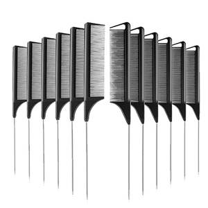 ชุดหวีผมสำหรับใช้ในร้านเสริมสวยแบบมืออาชีพหวีผมแยกหางหนูทนความร้อนน้ำหนักเบาทนทาน - Product Image 3