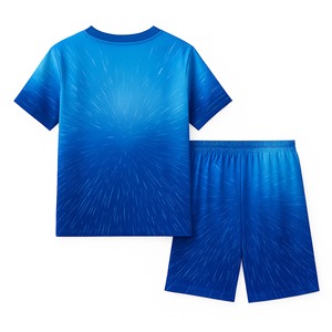 100% polyester vente en gros OEM original sublimation imprimé conception personnalisée maillot kit de football vêtements de football - Product Image 5