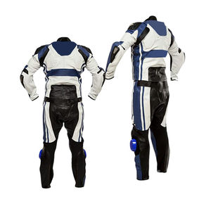Traje de Motocicleta Impermeable Personalizado, Chaqueta de Cuero para Hombre, Ropa Deportiva de Carreras, Equipo de Motociclismo Protector Estampado, Fabricante OEM de Pakistán - Product Image 1