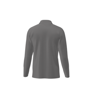 T-shirt décontracté à manches longues pour homme, coupe oversize, avec logo personnalisé imprimé par sublimation, 100 % coton épais - Product Image 6