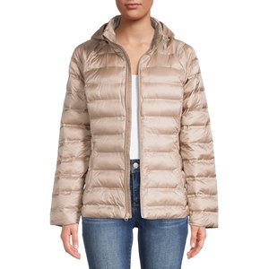 Abrigos de plumón para mujer Chaquetas acolchadas hinchadas Ligeras con capucha y bolsillos laterales Chaqueta acolchada para mujer - Product Image 1