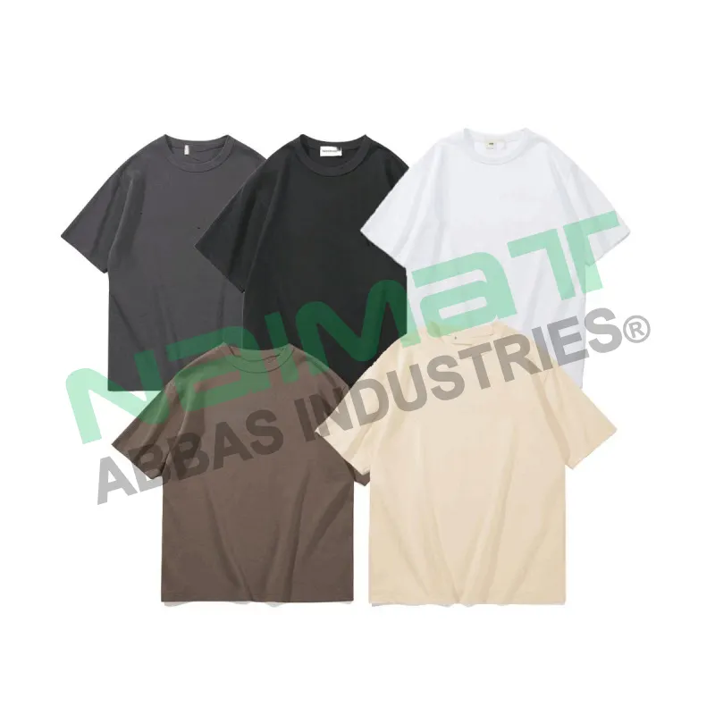 ओवरसाइज़्ड क्रॉप बॉक्सी फ़िट टी-शर्ट पुरुषों के लिए 100% कॉटन ड्रॉप शोल्डर स्ट्रीटवियर लक्ज़री क्वालिटी कस्टम लोगो प्लेन टी शर्ट पुरुषों के लिए