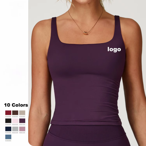 High Quality <b>Women's</b> Casual Sleeveless Trendy Tank <b>Top</b> with Premium Spandex Quick Dry Eco-Friendly Custom Color Logo OEM Service - Product Image 2