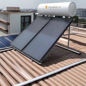 <span class=keywords><strong>Chauffe</strong></span>-<span class=keywords><strong>eau</strong></span> solaire tout-en-un à panneaux plats solaires à haute pression, capacité du réservoir de 300 L, prix économique, hôtel, école - Product Image 1
