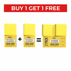 Ghar Kojic 2% Kojic Acid Soap Bar 2 Pack 300g Niacinamide Effective Skin Lightening Herbal <b>Antibacterial</b> for Face <b>Body</b> All Skin - Product Image 1
