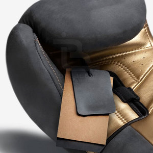 Guantes de boxeo de diseño personalizado profesional Guantes de boxeo de alta resistencia Guantes de boxeo hechos de cuero - Product Image 5