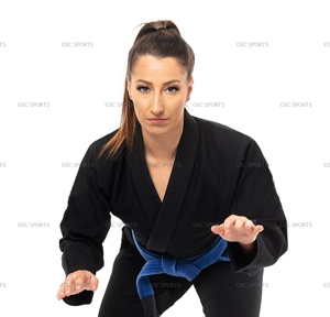 Prix de gros Uniformes de Jiu Jitsu brésilien sur mesure de haute qualité pour les femmes avec logos et design personnalisés pour le karaté - Product Image 5