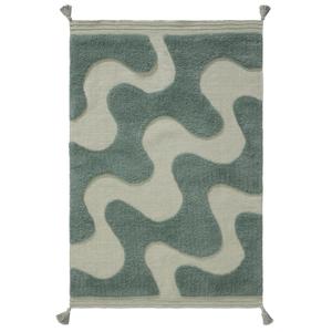 Tapis touffeté en laine de galets de haute qualité tissage plat moderne à la mode meilleur prix de gros fabricant indien prix pas cher - Product Image 1