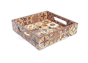 Bol Meena en bois antique en forme de cœur conçu sur mesure bol de service à salade rond pour le camping pour les aventures en plein air - Product Image 5