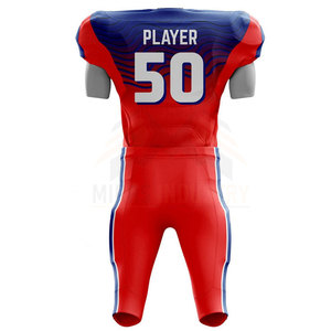 ชุดฝึกซ้อมขายดี ระบายอากาศได้ดี ไซส์พลัส ชุดอเมริกันฟุตบอล โพลีเอสเตอร์ 100% น้ำหนักเบา ปรับแต่งได้สำหรับทีม - Product Image 2