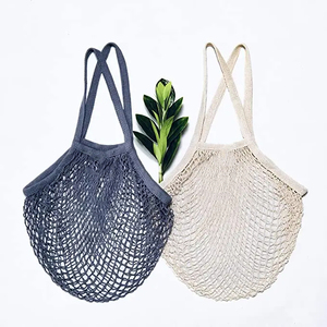 Bolsa de malla de algodón para frutas y verduras al por mayor de comestibles reutilizable ecológica - Product Image 1