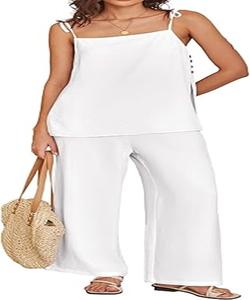 Ensemble haut et pantalon deux pièces de haute qualité, léger, coupe classique, vêtements décontractés - Product Image 1