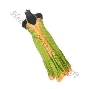 Bohème indien Boho nouveau Vintage soie Saree Long imprimé Floral vêtements d'été traditionnels article tendance vêtements pour femmes vêtements décontractés - Product Image 5