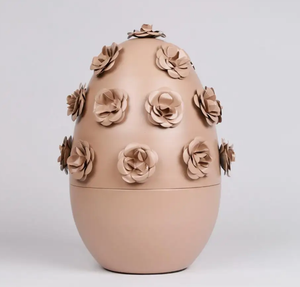 ชุดช้อนส้อมทรงไข่ลายดอกกุหลาบสำหรับบ้านโรงแรมร้านอาหารและอุปกรณ์รับประทานอาหารชุดมีดช้อนและส้อมสีน้ำตาล - Product Image 1