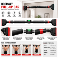 Barre de traction horizontale pour usage domestique, barre de traction intérieure pour équipement de fitness, sans installation