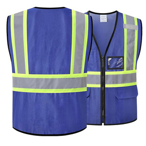 High Visibility Reflective Safety Vest with Multi Pockets - Durable Hi Vis Winter Workwear Safety Vest for Construction - Product Image 5