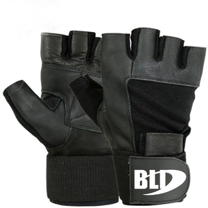 Custom Best Quality Men <b>Weight</b> Lifting <b>Gloves</b> % PU Material Non-Slip Half Finger Buckle Closure with Custom Logo Printing - Product Image 4
