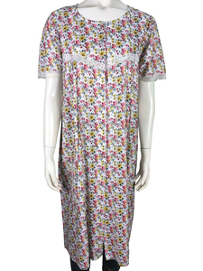 Cómodo vestido Maxi de algodón 100% para mujer, encaje, cintura Natural, estampado Digital, 'día perfecto' para uso diario, venta al por mayor, proveedor BD - Product Image 2