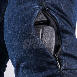 Pantalones vaqueros OEM para hombre cómodos de calidad superior de lona de cintura media estilo casual mejor venta con el último diseño - Product Image 5