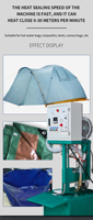Machine de thermoscellage pour PVC et bâche |   Soudeuse à air chaud professionnelle pour tissus imperméables