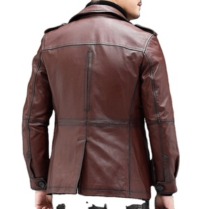 Chaqueta de Cuero para Motociclista, Diseño Slim Fit, Cuero Genuino, Nueva Moda, Venta al Por Mayor, OEM, Personalizable, Directo de Fábrica - Product Image 4