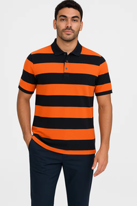 Vêtements de golf personnalisés pour les fabricants, logo, tissu piqué, polo, 97% coton, 3% élasthanne, respirant, t-shirts de golf pour hommes, polos - Product Image 6
