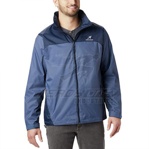 Chaqueta de entrenamiento con capucha para hombre, con cremallera completa en la parte delantera, duradera, con costuras en los hombros, antibacteriana, de secado rápido, transpirable, de poliéster/nailon - Product Image 4