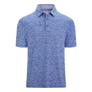 OEM personalizado hombres 100% Polo camisa de alta calidad poliéster-Spandex mezcla de tela estilo casual patrón sólido frente 160 a 200 gsm - Product Image 1