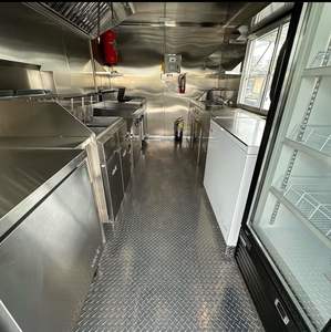 Remorque de nourriture mobile bon marché entièrement équipée d'approvisionnement d'usine pour Taco Pizza café crème glacée BBQ camion de restauration personnalisé utilisation d'outils OEM - Product Image 2