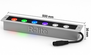 Laveuse de mur linéaire à changement de couleur pour lumière de lavage LED RGBW basse puissance de 500mm - Product Image 3