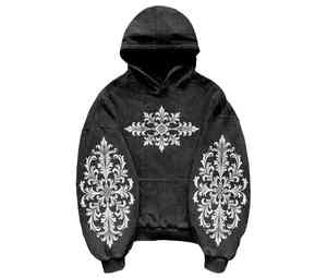 เสื้อมีฮู้ดเฉพาะตัวพร้อมพิมพ์ DTF DTG สีสดใสผสมผ้าฝ้ายใส่สบายเหมาะสำหรับใส่ไปยิมลำลองหรือแฟชั่นแนวสตรีท - Product Image 6