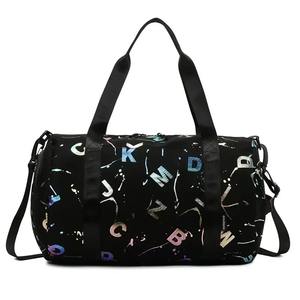 Gym Yoga Sport Dance <b>Bag</b> For Women <b>Men</b> Graffiti Letters Printing Travel Fitness Siwmming Dry Wet Waterproof - Product Image 3