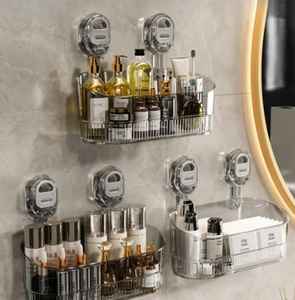 La Elección Funcional y Material: Organizador de Baño Impermeable |   Organizador de Almacenamiento para Montaje en Pared Sin Taladro - Product Image 4