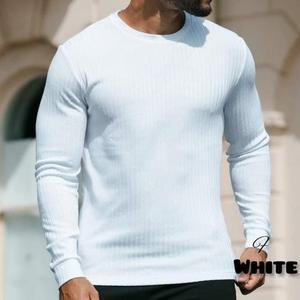 Sweat-shirt pour homme à col rond, coupe classique, doublé en polaire, 100% coton, coton lourd, vente en gros ODM, hiver 2025 - Product Image 3