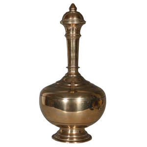 Surahi de Latón Puro Vintage de Alta Calidad con Grabado y Acabado Pulido para Uso en la Cocina, Artículo de Cocina Árabe Antiguo - Product Image 5