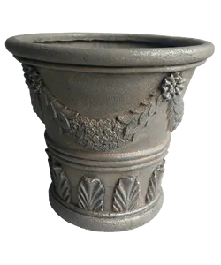 ガーデン用品ユニークなプランター植木鉢大型セメントコンクリートレリーフ花瓶表面植木鉢