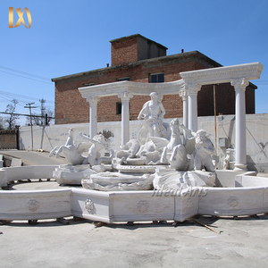 Mármol de fuente de agua <span class=keywords><strong>Trevi</strong></span> blanco grande de lujo famoso de alta calidad para jardín al aire libre - Product Image 4