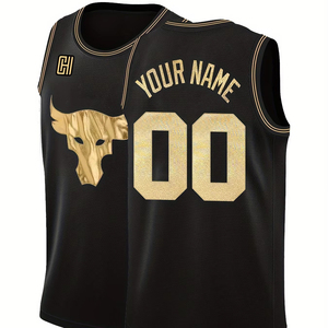 Camiseta de baloncesto por sublimación personalizada Unisex, conjunto de uniforme, malla transpirable, logotipo impreso, diseño de chaleco, 100% poliéster, antibacteriano - Product Image 1