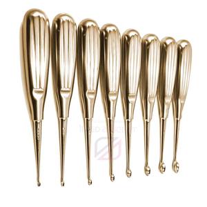 Juego de Curetas Espinales de Acero Inoxidable de 8 Piezas en Oro Rosa, Cuchara Afilada Volkmann, Herramientas Quirúrgicas Manuales Reutilizables JIMED SURGICAL - Product Image 6