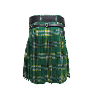 Derniers kilts élégants pour hommes de taille XL Kilts Highland de couleurs unies avec cuir de basson professionnel de type cor français - Product Image 6