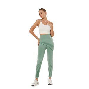 กางเกงเลกกิ้งเอวสูงระบายอากาศได้ดีสำหรับผู้หญิงใส่ไปยิมฟิตเนสแบบถักโลโก้ได้ตามต้องการสไตล์ลำลองสำหรับฤดูหนาว - Product Image 1