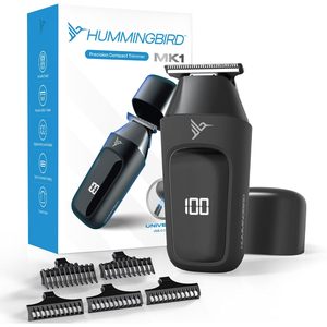 Recortadora de Barba y Vello Corporal Eléctrica Recargable USB C Inalámbrica Portátil para Hombre, Afeitadora de Viaje con Cuchilla de Cerámica y Estuche de Viaje - Product Image 6