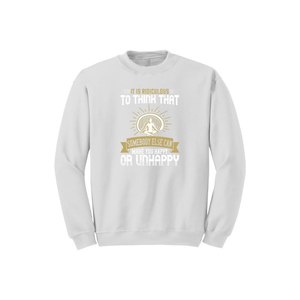 Sweat-shirt en mélange de coton avec des thèmes de bouddha imprimés Style décontracté 12 options de couleur 260-280 Placement de conception personnalisable GSM lourd - Product Image 6